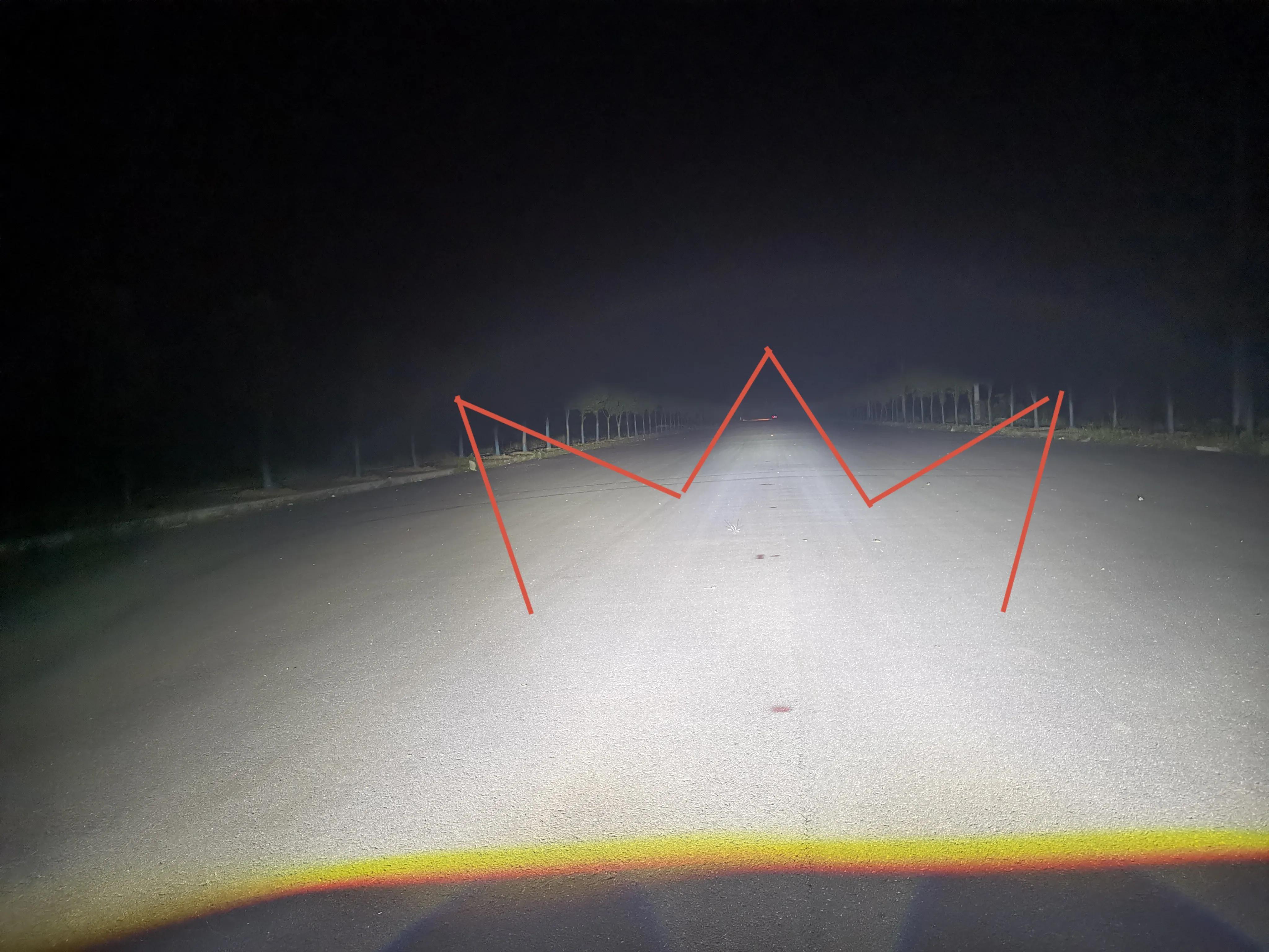 车灯氙气灯升级效果,欧司朗最新款led透镜