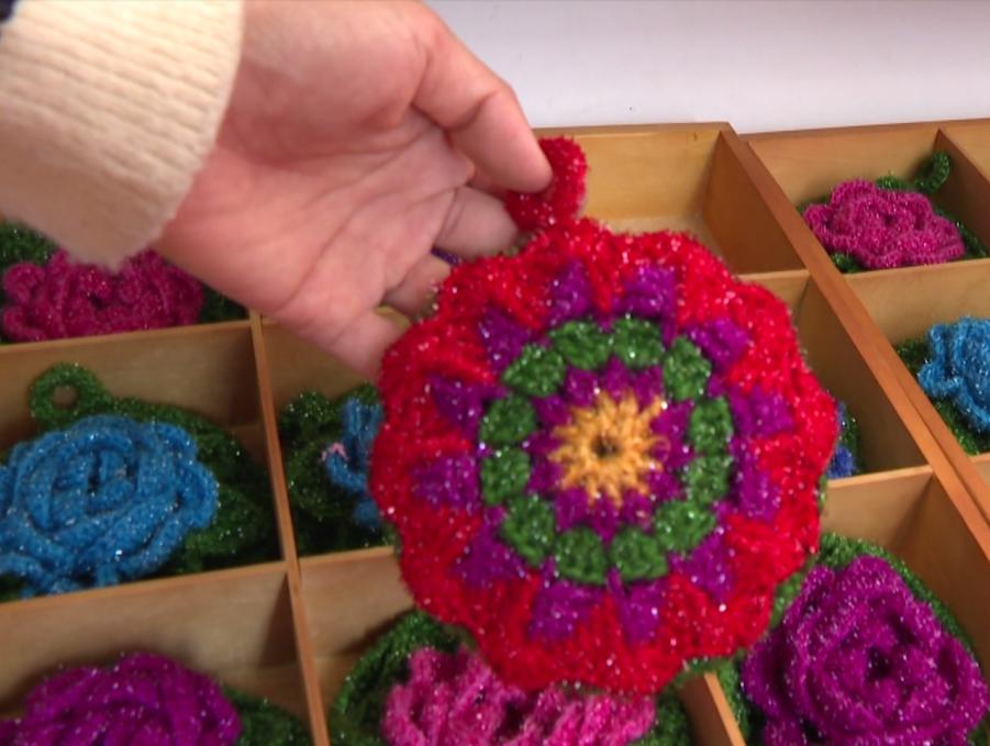 临朐县非遗钩针编织技艺传承人,临朐非遗钩织的报道