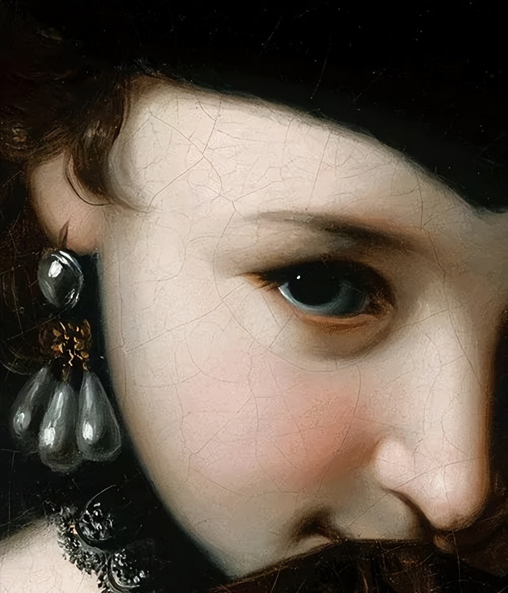 油画放大教程视频,现实版油画女子