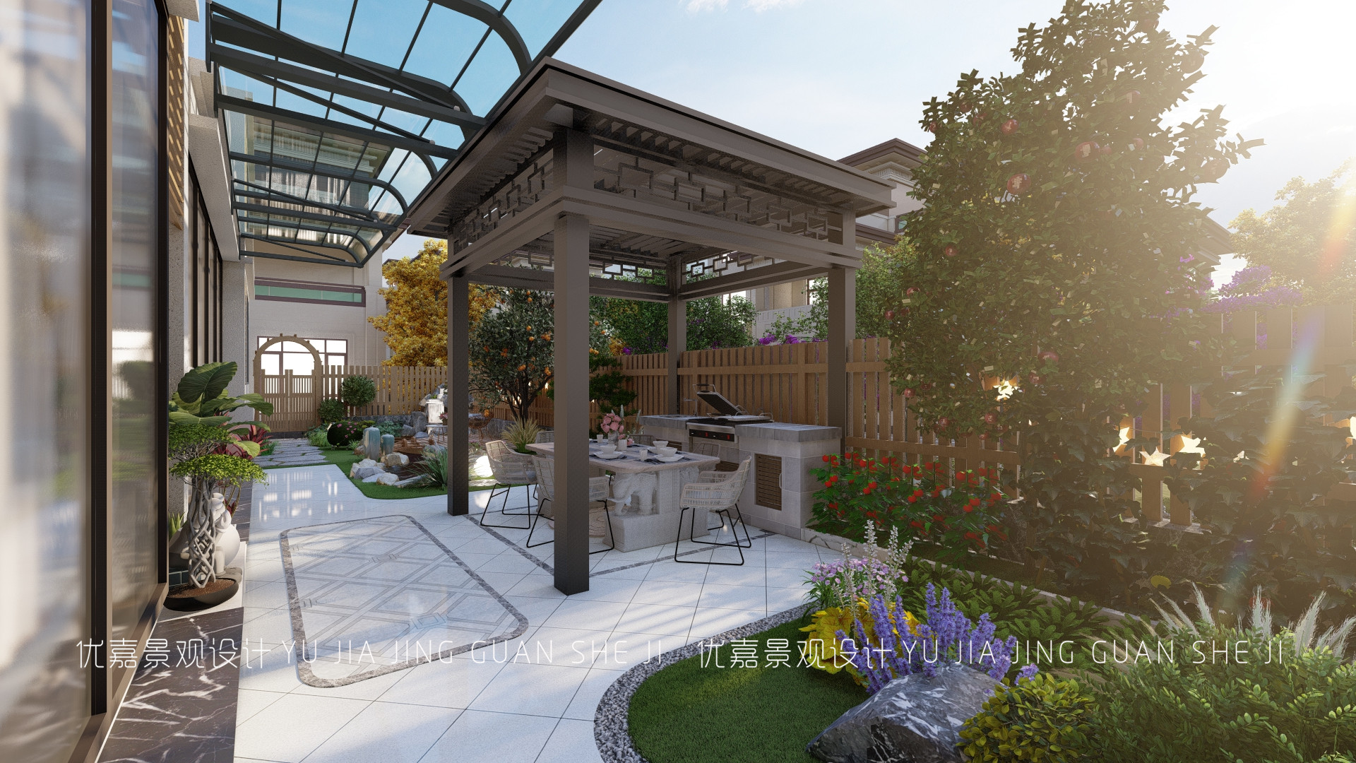 2.5米宽8米长的小院设计效果图,长9米宽4米小院如何设计