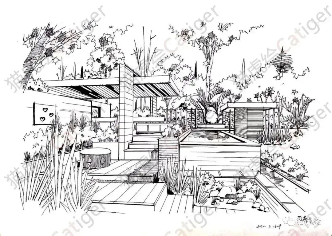 猫虎画,猫虎绘画