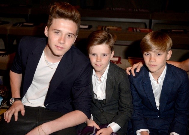 贝克汉姆布鲁克林和两个弟弟,贝克汉姆的三个儿子谁最帅