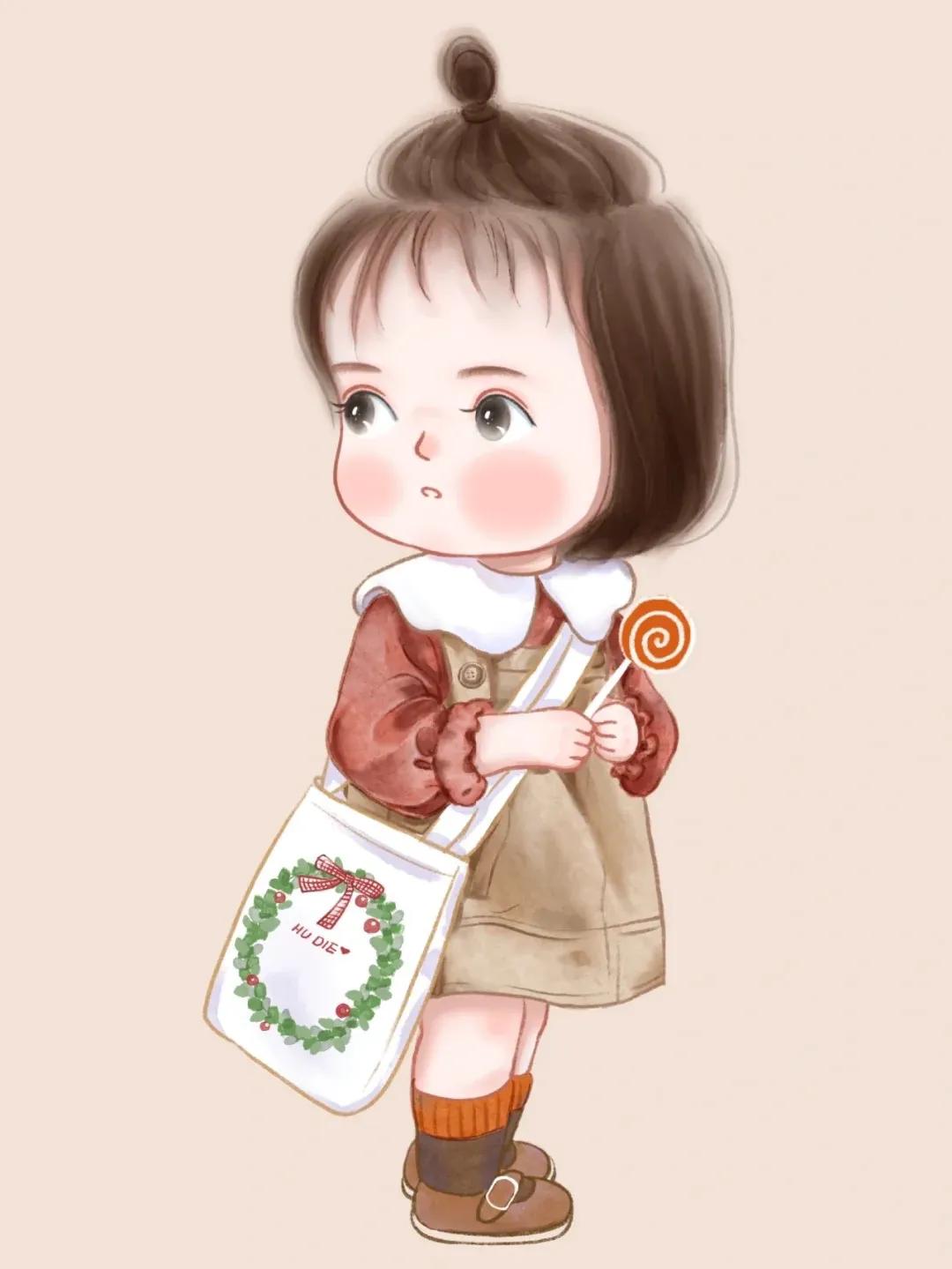 天使头像又可爱又呆萌,好看的头像可爱仙女小孩