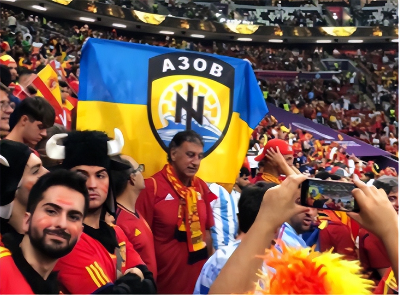 世界杯上出现苏联旗帜违法吗,俄罗斯世界杯出现苏联旗帜反应