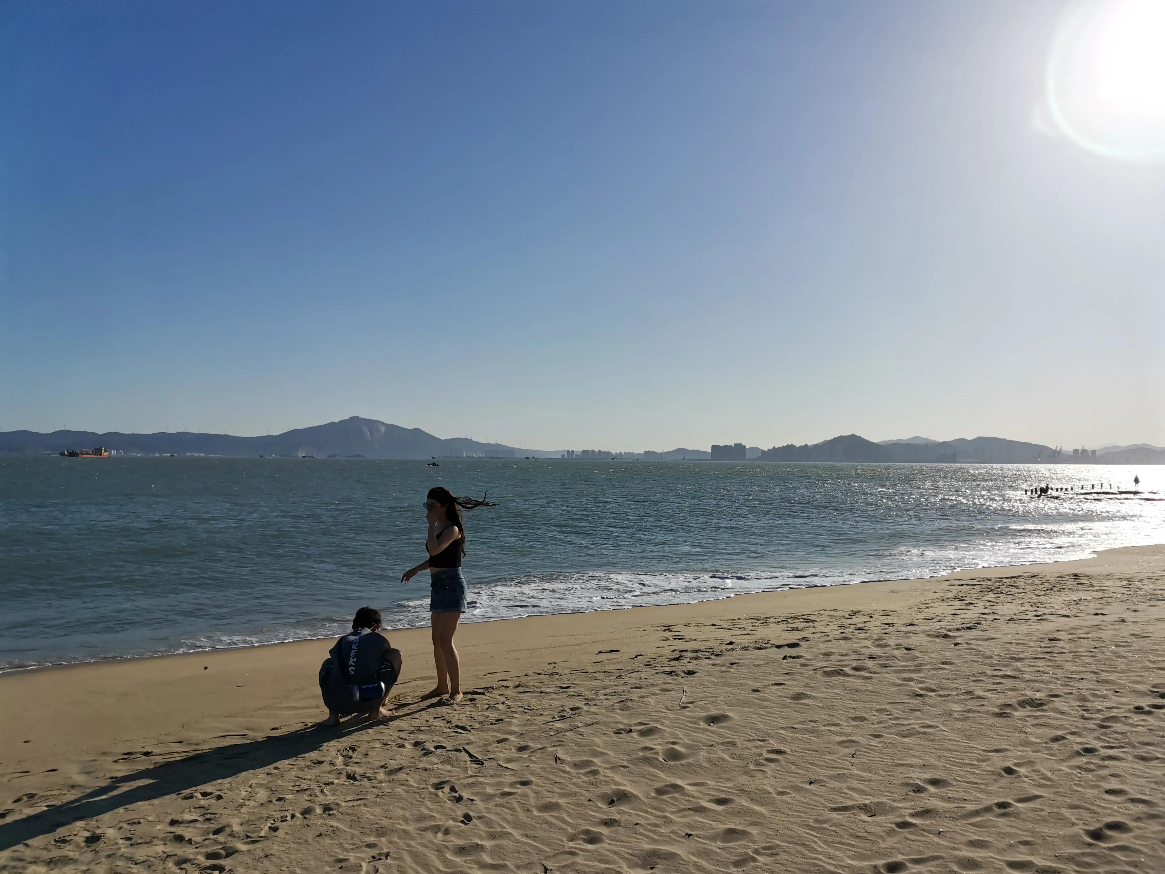 厦门的蓝天白云大海,厦门的海厦门的天空