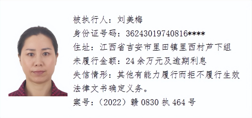 欠了几千元都不还，和他们打交道请小心！吉安这64人被曝光！