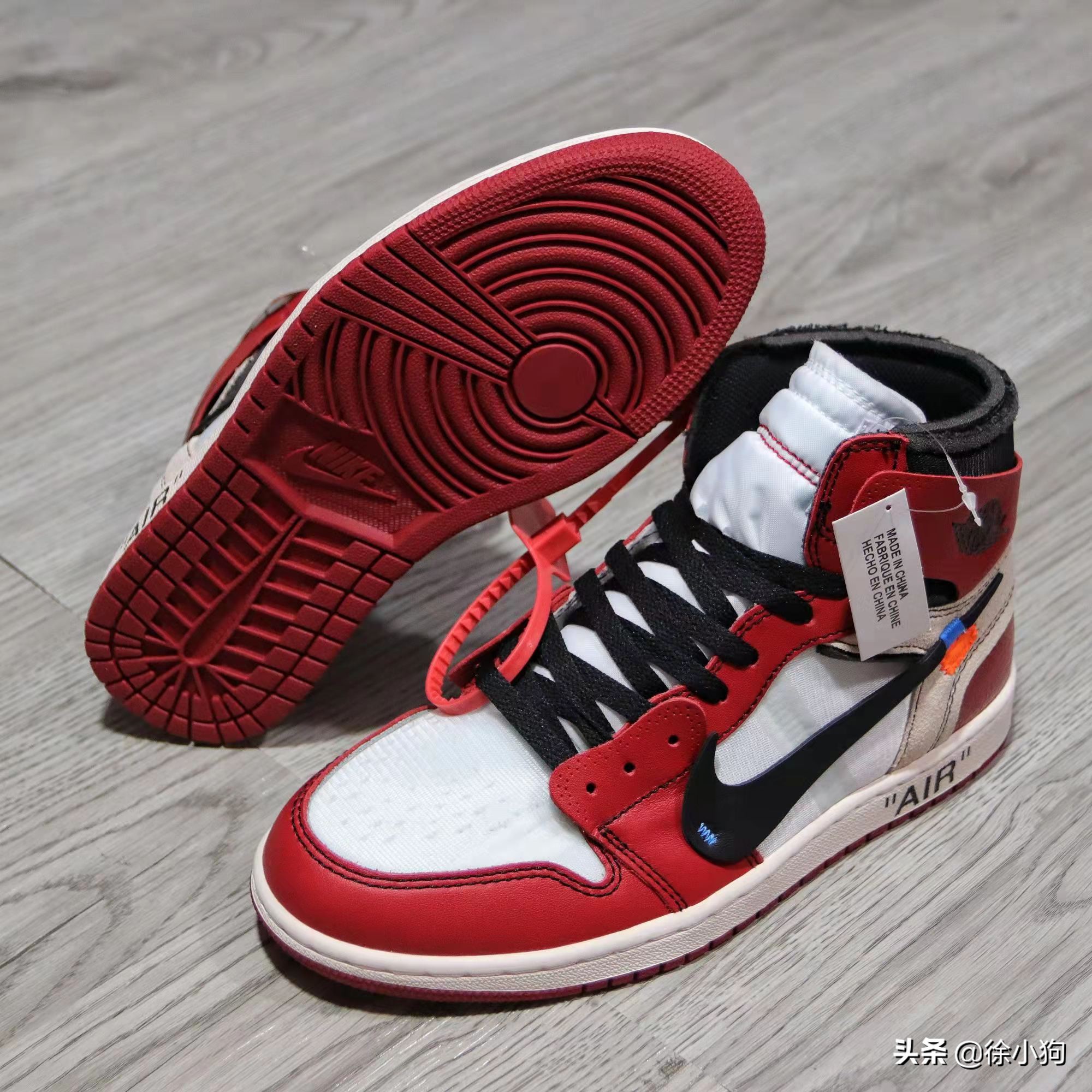 aj1offwhite联名鞋,潮鞋开箱好物推荐