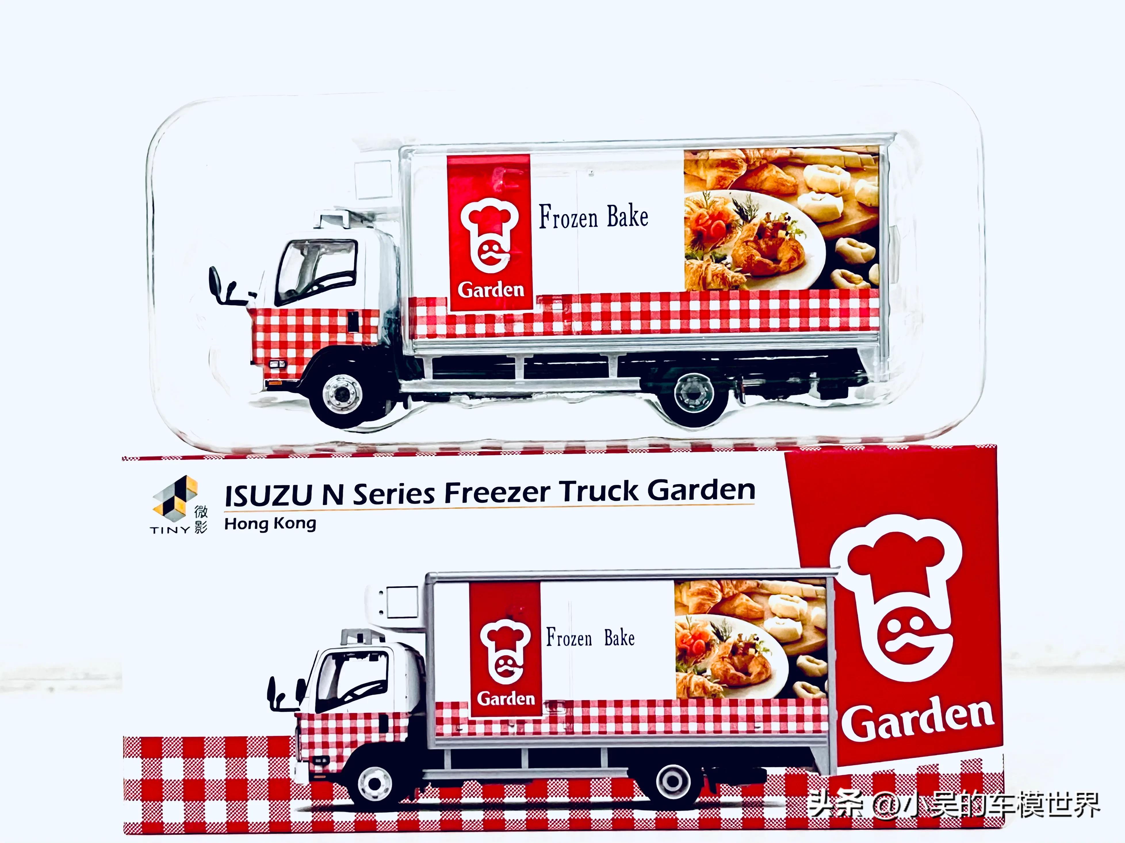 嘉顿面包，有爱有力量｜TINY微影711限定-ISUZUNP嘉顿面包配送车