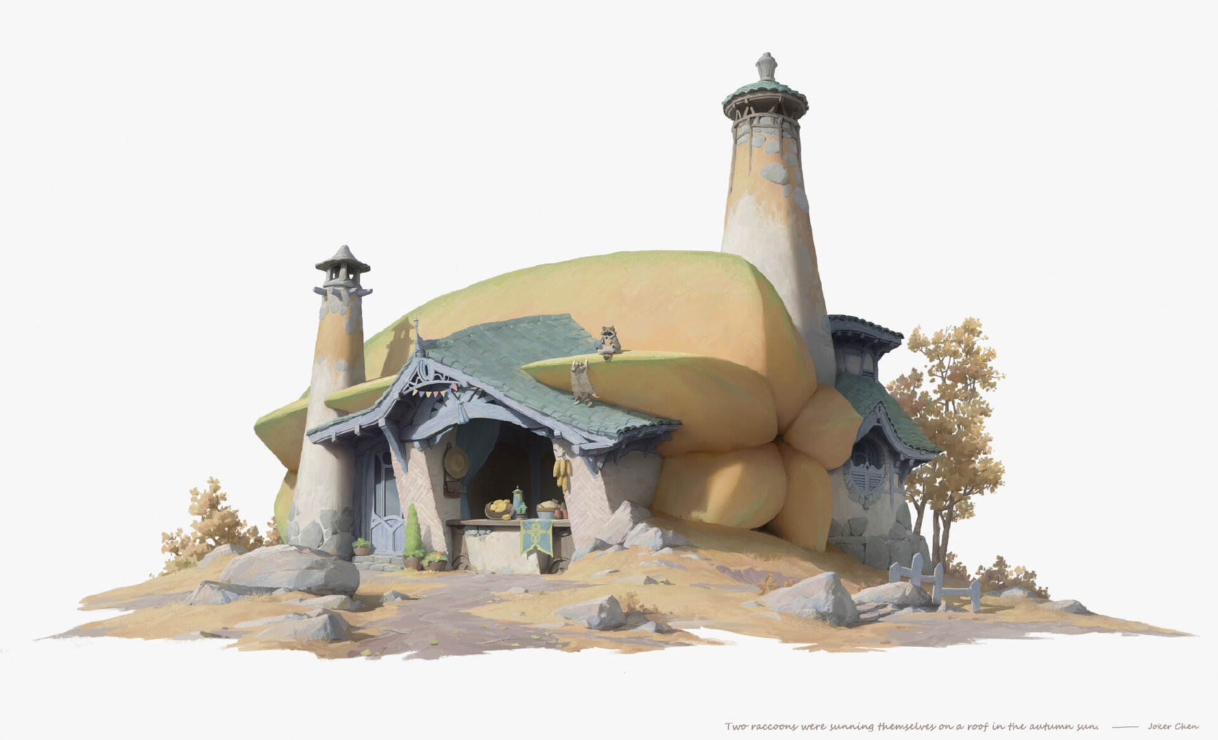 水果和建筑结合的创意图,水果与建筑创意图