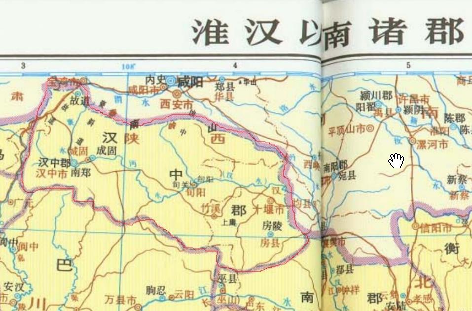 古汉中郡,古代汉中城池分布图