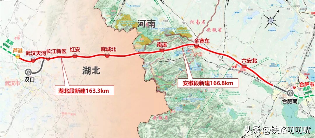 安徽又一条城际铁路计划开工建设,安徽国家最新铁路规划