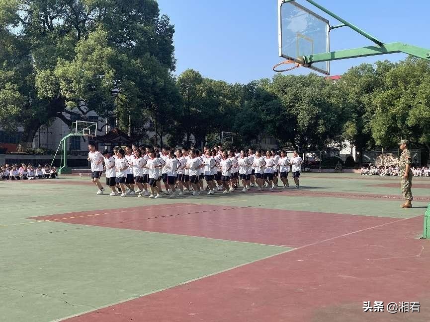 衡阳县五中：开学第一课军训淬青春