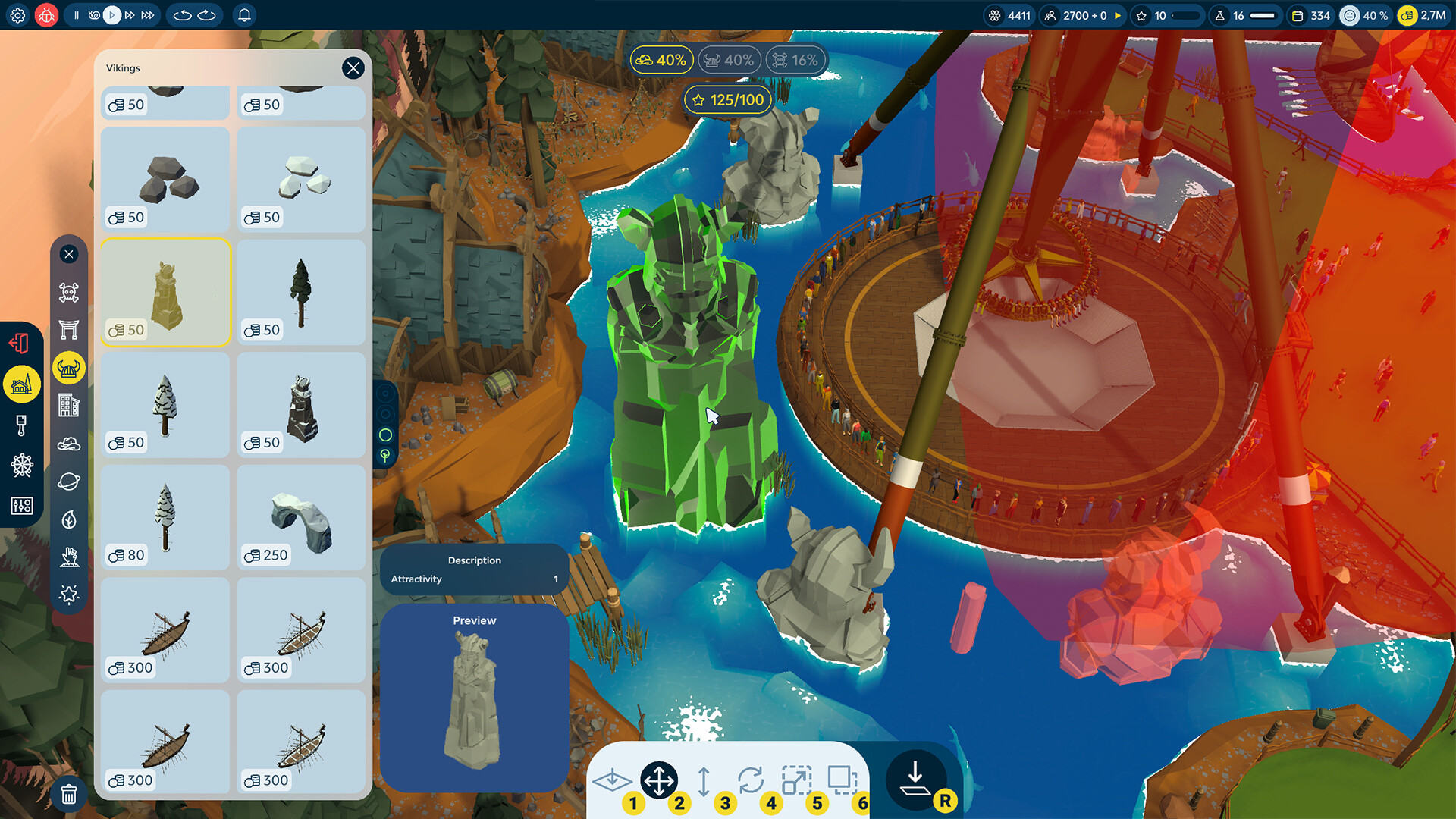 好玩的手机单机模拟经营游戏,一款经营游乐场的手游