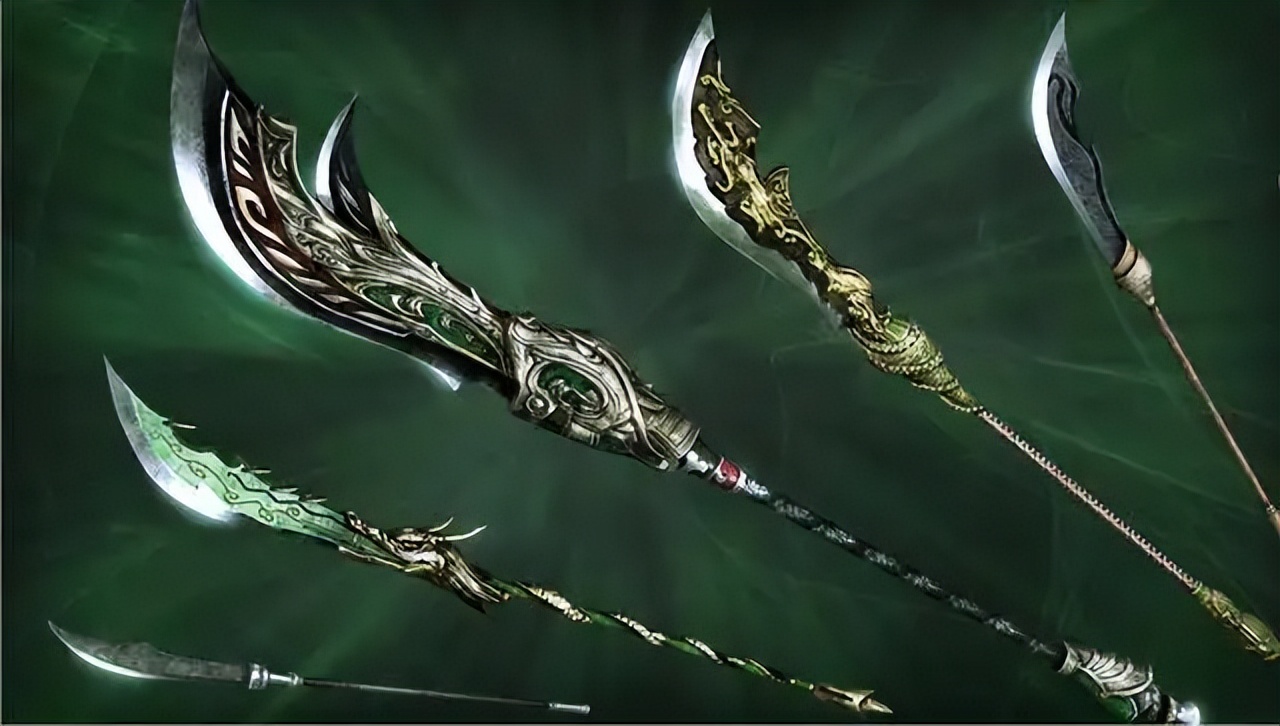 古代冷兵器摆件青龙偃月刀,盘点中国古代十大冷兵器