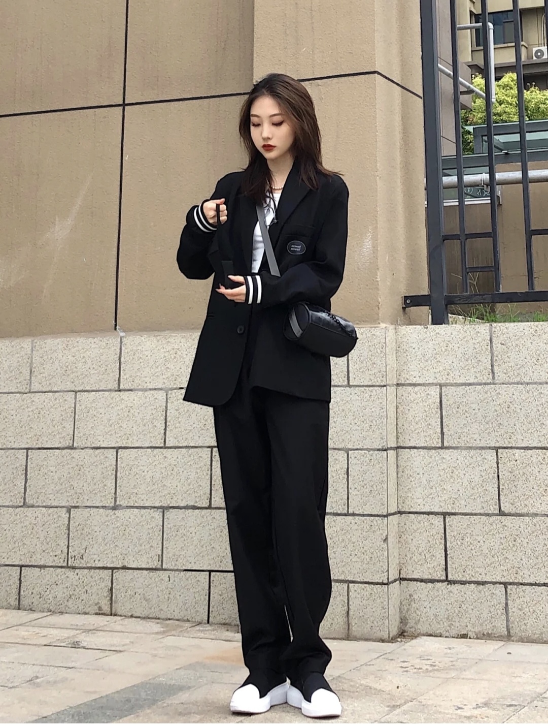 微胖女神张靓颖,张靓颖穿西装的穿搭