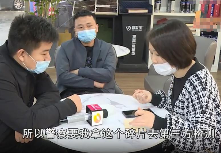 保时捷车胎磨损脱落,保时捷车主补胎刮花轮碰瓷