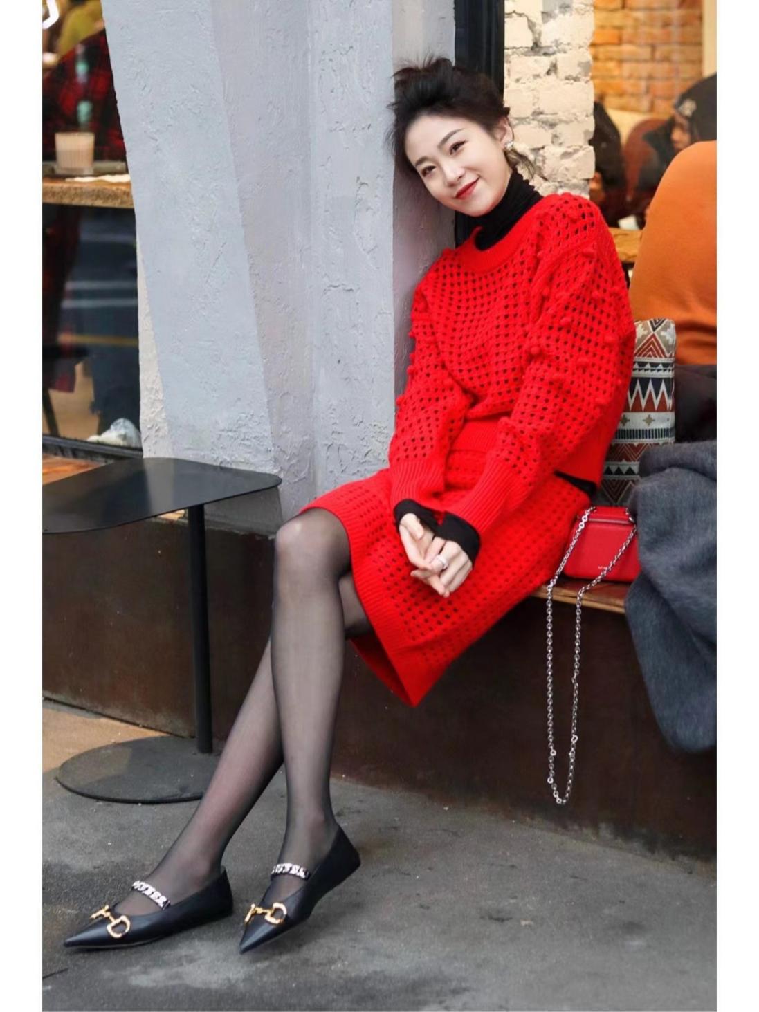 黑丝搭什么潮鞋,黑丝短袜搭配各款单鞋