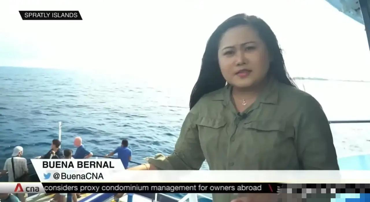 又被打脸，菲记者刚踏上中业岛就收到自家短信WelcometoChina!