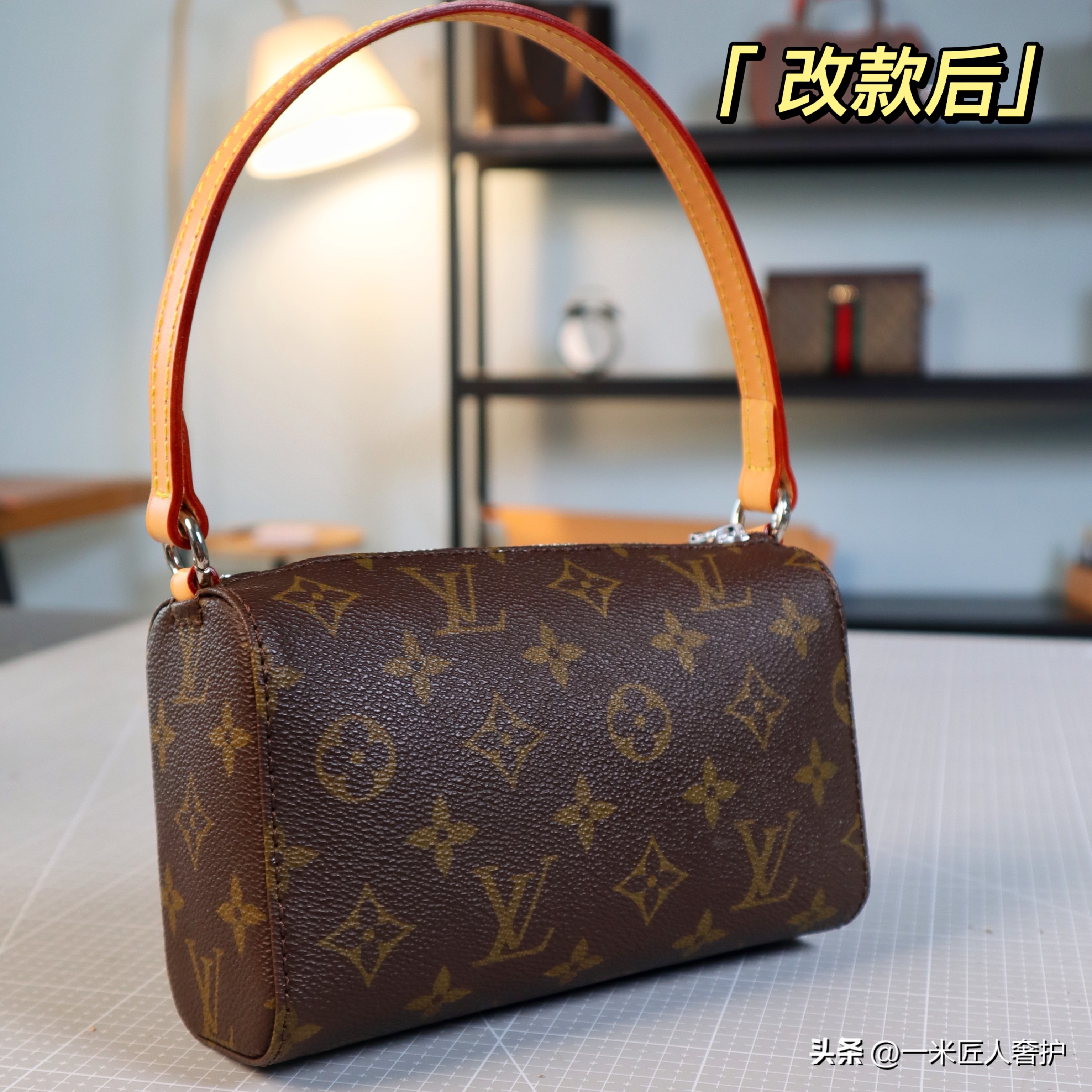 lv防尘袋改造包包,lv改款奢侈品包包