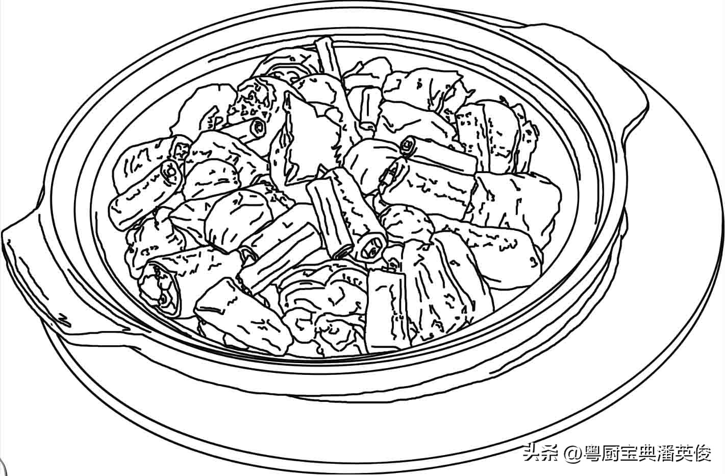 猪脚焖猪脑,猪脚猪尾的做法视频