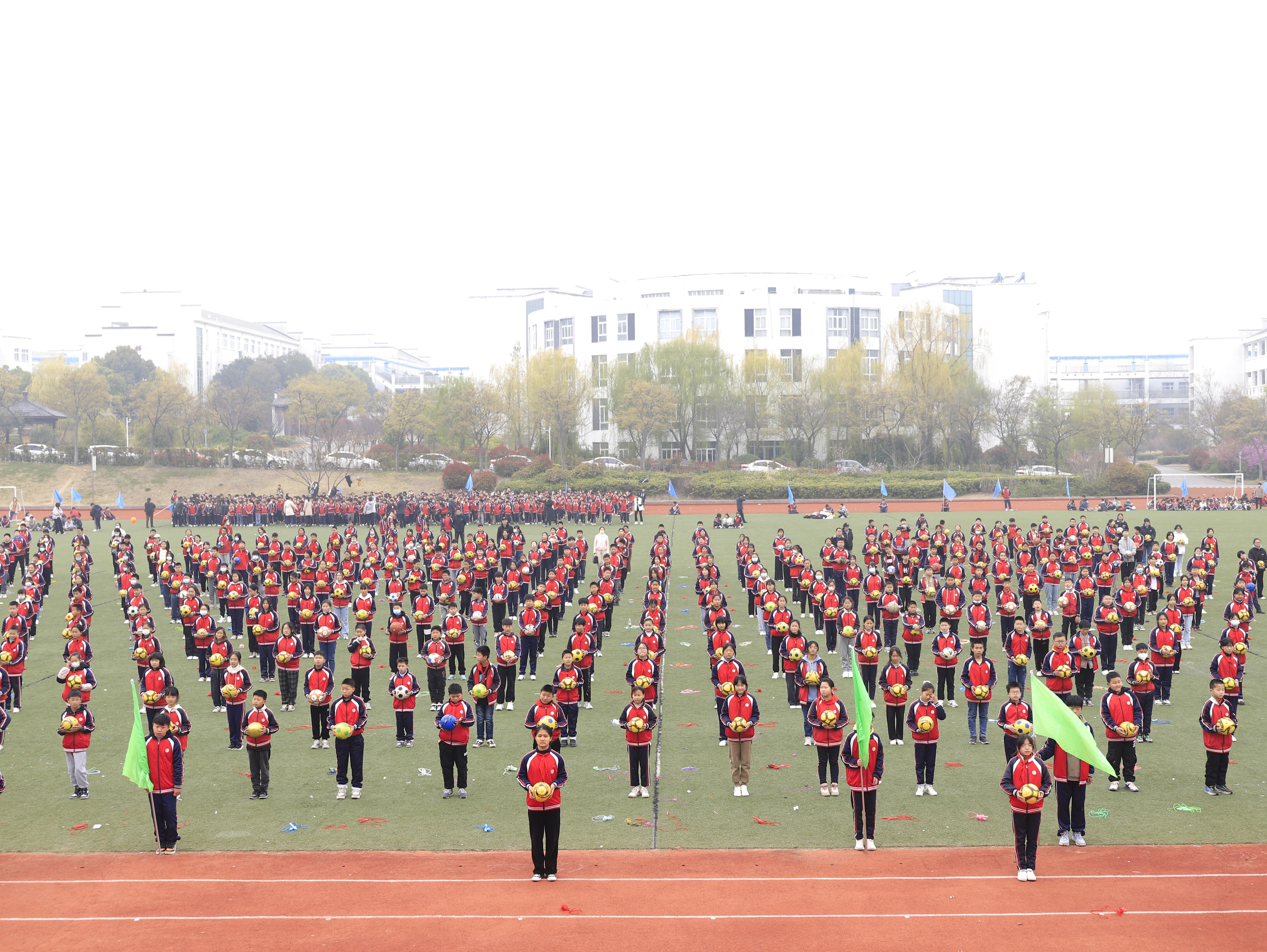 泗洪县双沟镇实验学校跑操,双涧中学趣味运动会