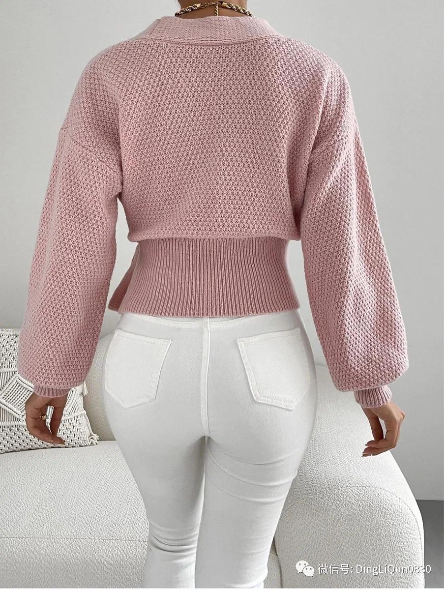 针织长袖衬衫搭配图片,针织衬衫如何穿出特色