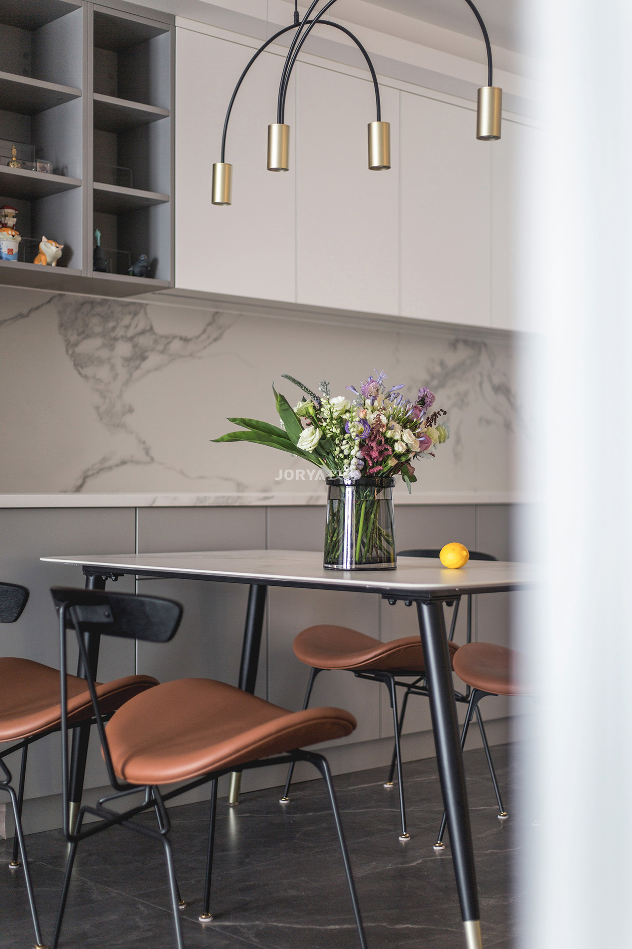 餐厅改造西厨吧台,餐厅变开放式书房法式