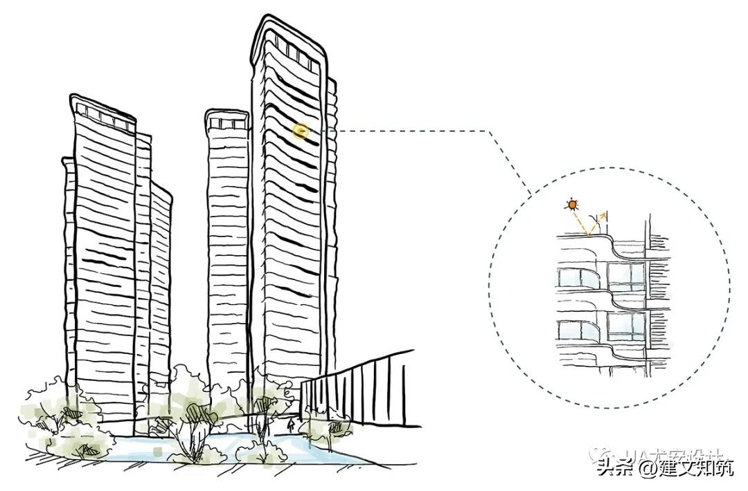 室内悬挑板设计,空间错层立面设计手法