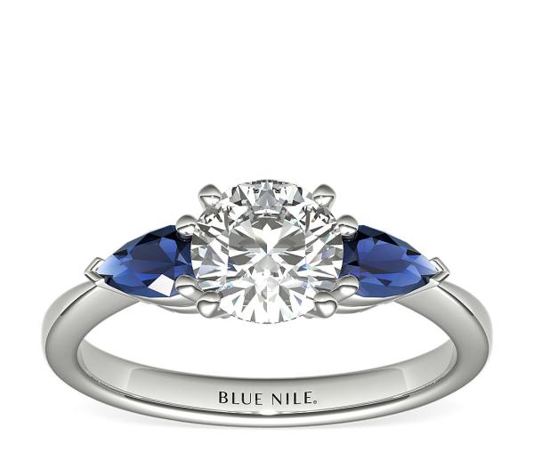 bluenile蓝宝石钻戒,bluenile钻戒官网