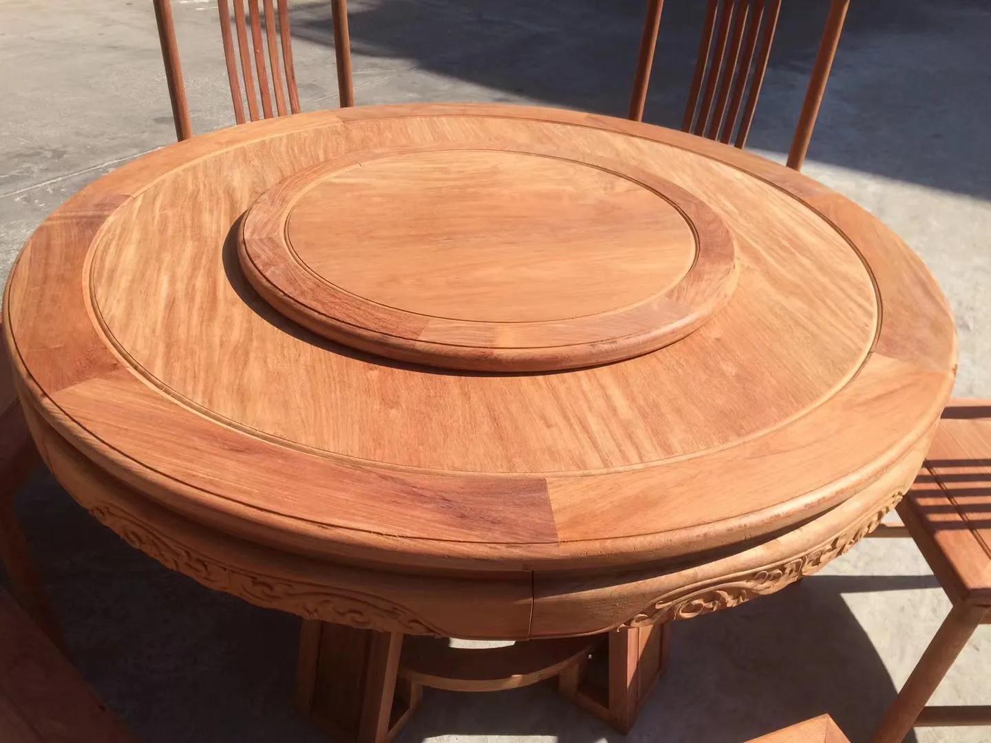 缅甸花梨圆餐桌为什么比较贵,缅甸花梨圆餐桌椅的价格
