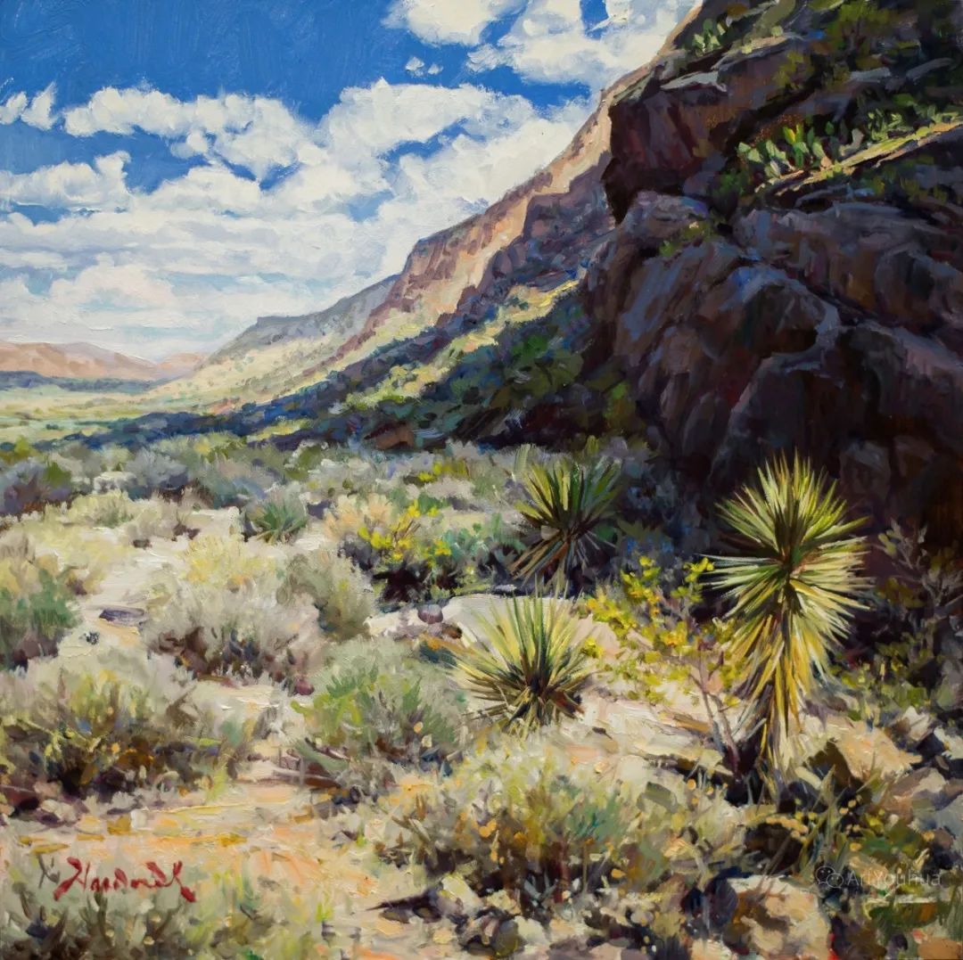 大师笔触生动的风景油画,视觉冲击力很强的风景油画图片