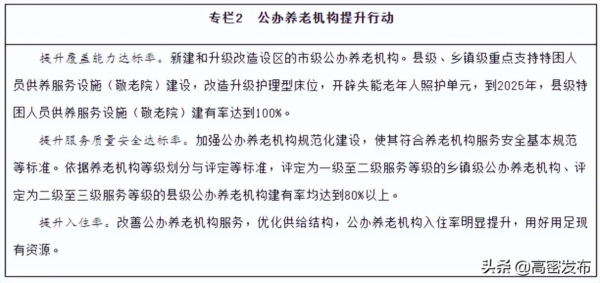国务院印发十四五养老规划,十四五国家老龄事业与养老规划