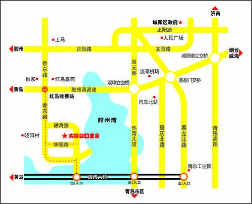 青岛旅游攻略十大景点介绍,青岛旅游攻略必去十大景点示意图