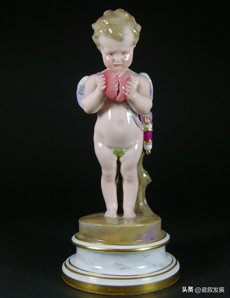 欧洲瓷器之祖-梅森Meissen制瓷厂-爱神丘比特“爱”主题瓷塑(2)