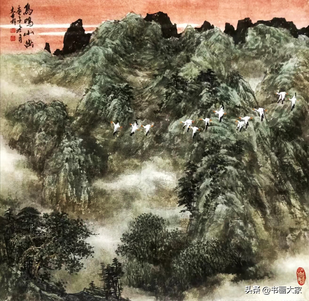 「夏氏笔墨」一门仨画家,山水、花鸟、人物,各显春秋