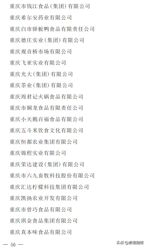 2023年农业产业化龙头企业名单,农业产业化国家重点龙头企业