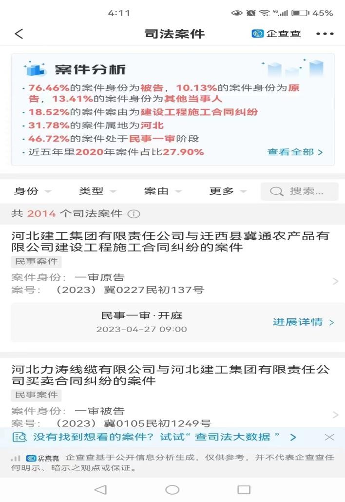 河北检测公司被罚,河北鉴定机构的案件