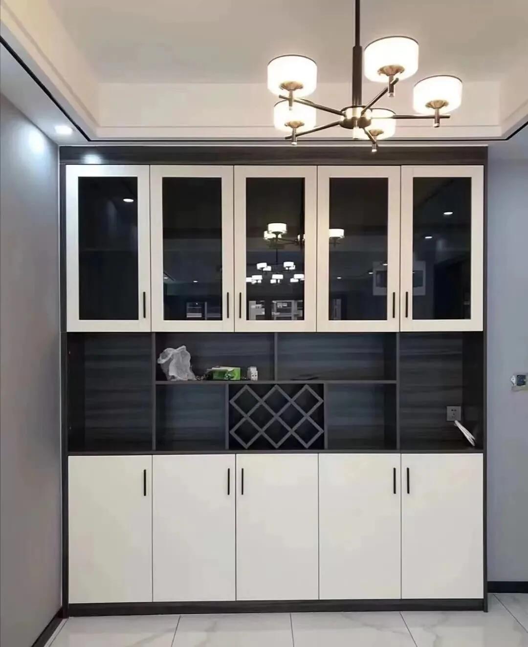 20公分酒柜样式效果图,新中式酒柜实拍图