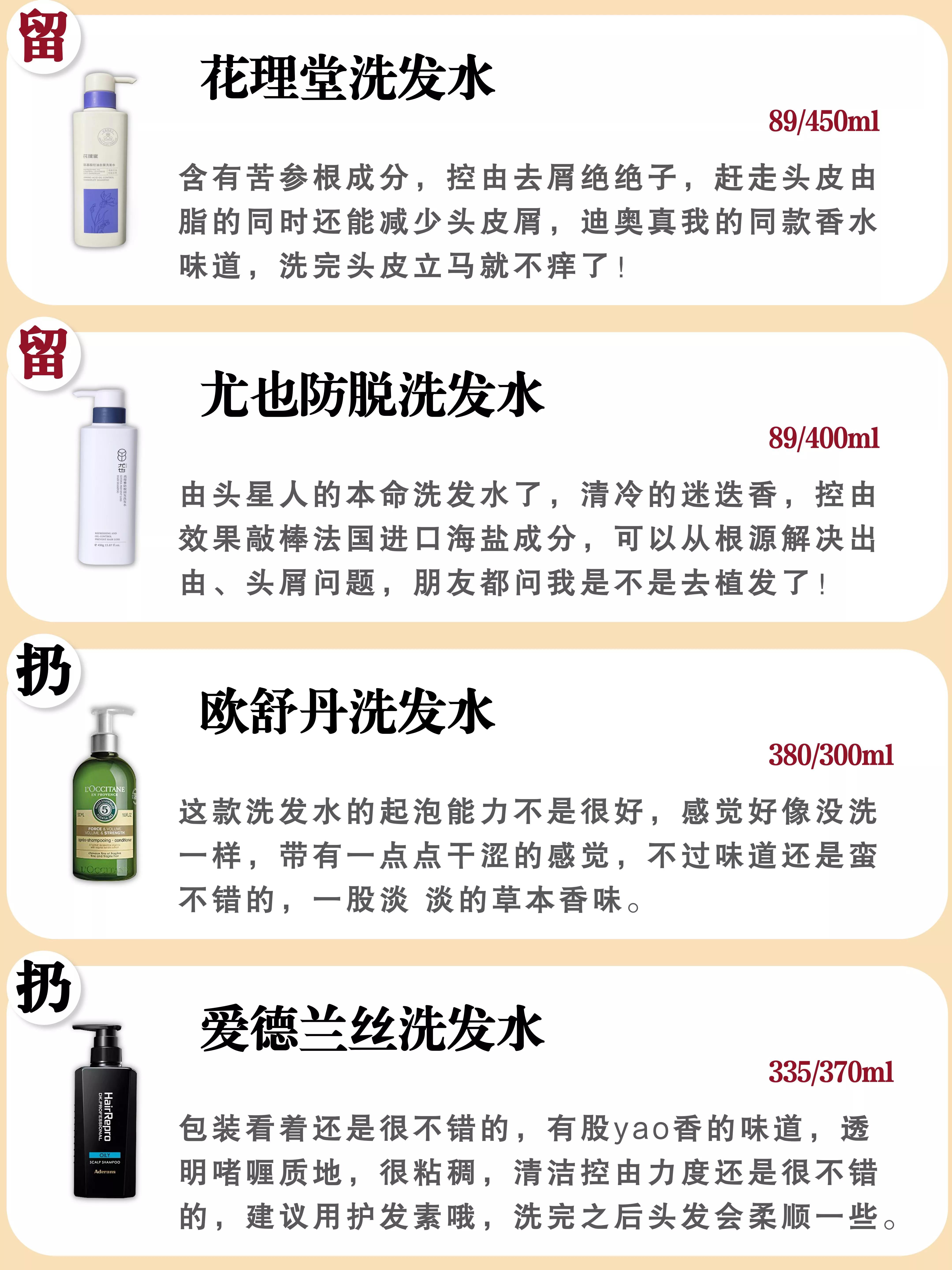 欧莱雅清扬海飞丝洗发水哪个好用,推荐一款真正好用的洗发水