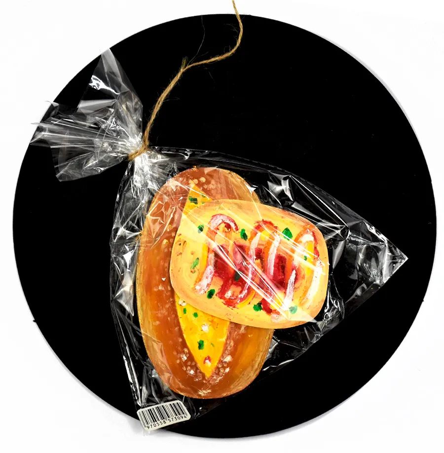 超软油画棒怎么捏迷你面包,好看油画棒教学