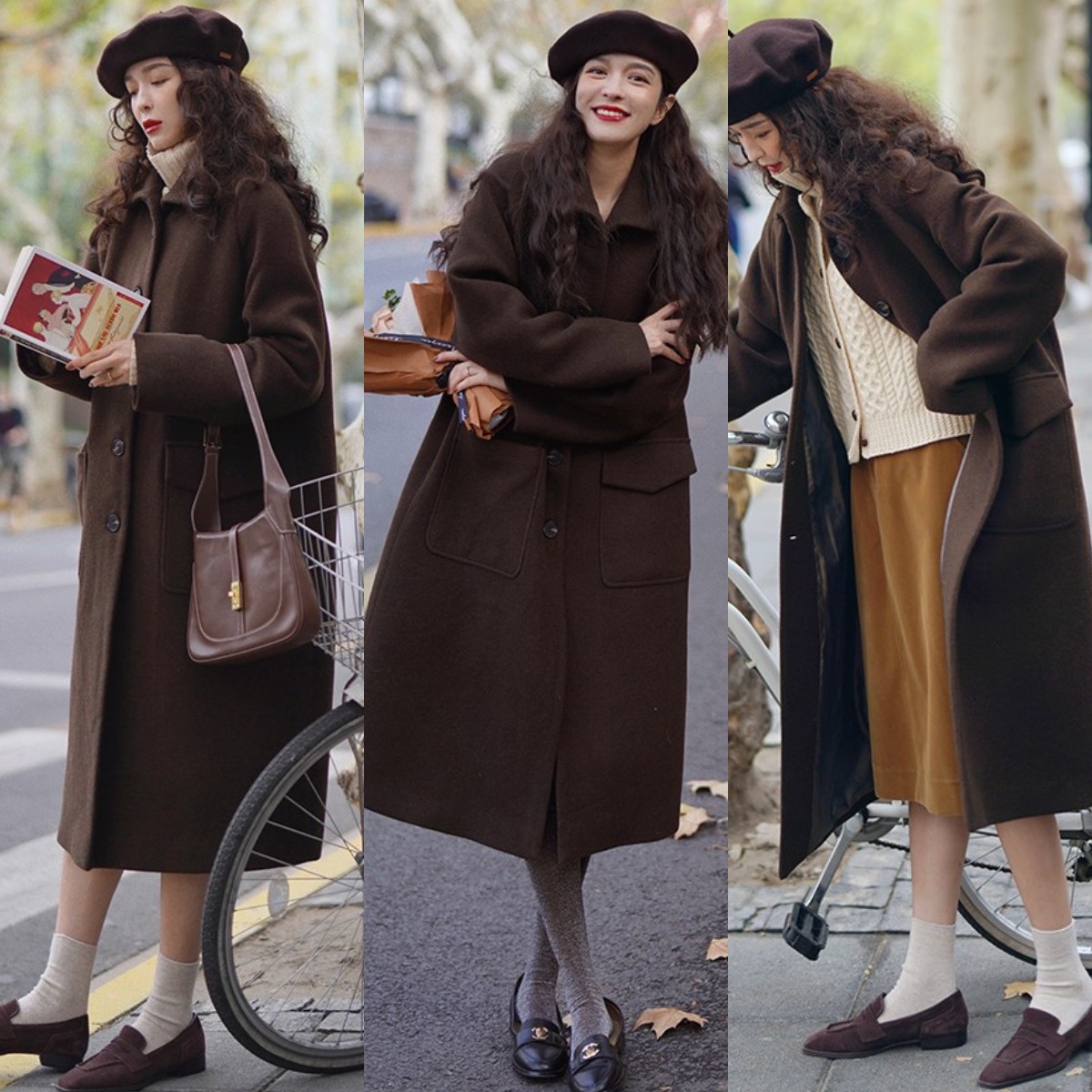 女人到了一定年纪买衣服要有质感,40多的女人穿什么颜色的大衣好看