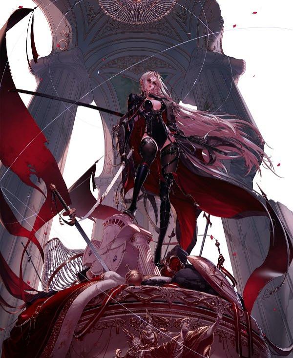 DNF：飒爽英姿，女鬼剑隐藏画稿鉴赏