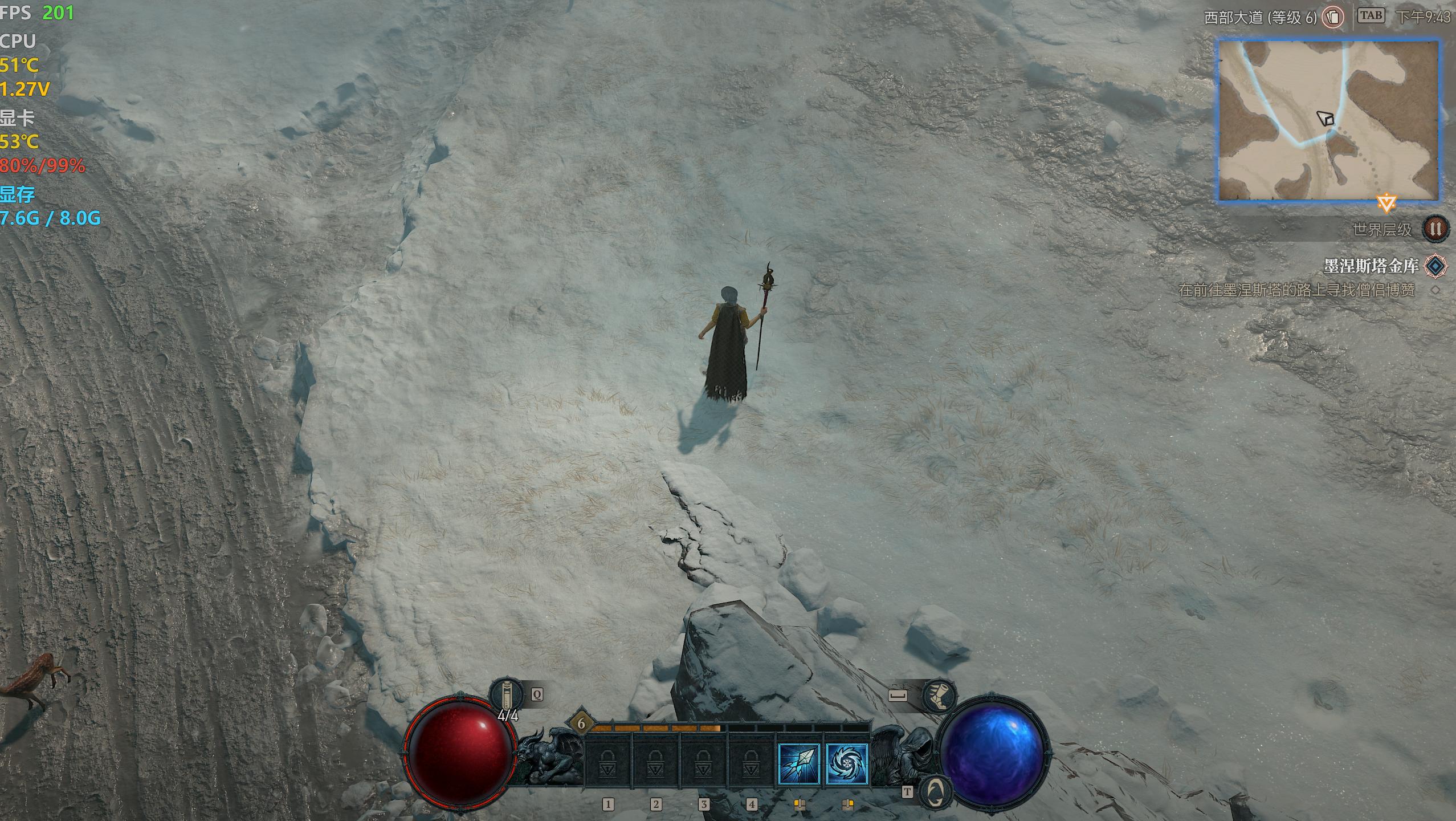 colorfirertx4060ti橘影橙参数,5600搭配6600显卡测试暗黑4