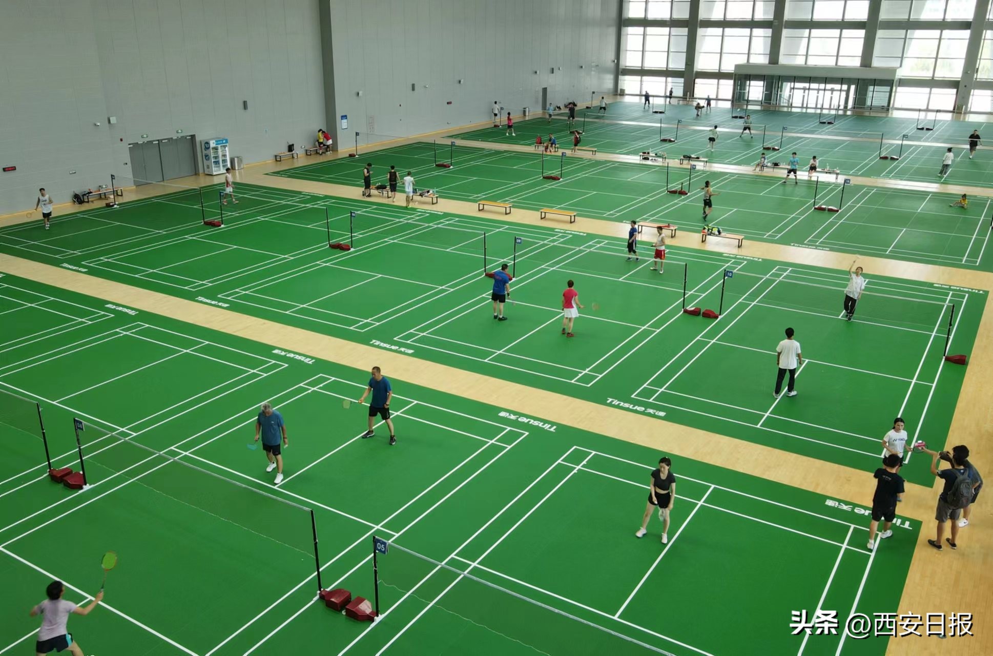 西安奥体中心迎接国庆,奥体运动中心全民运动日