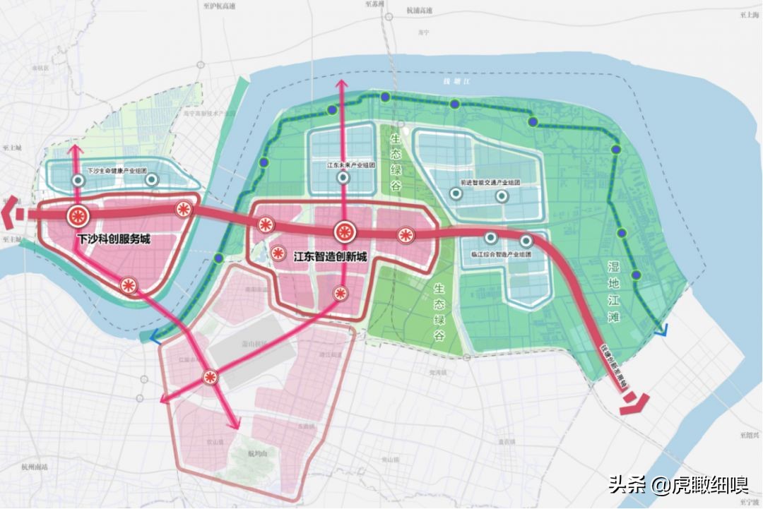 钱塘大江东规划,钱塘区大江东片区控制性详细规划