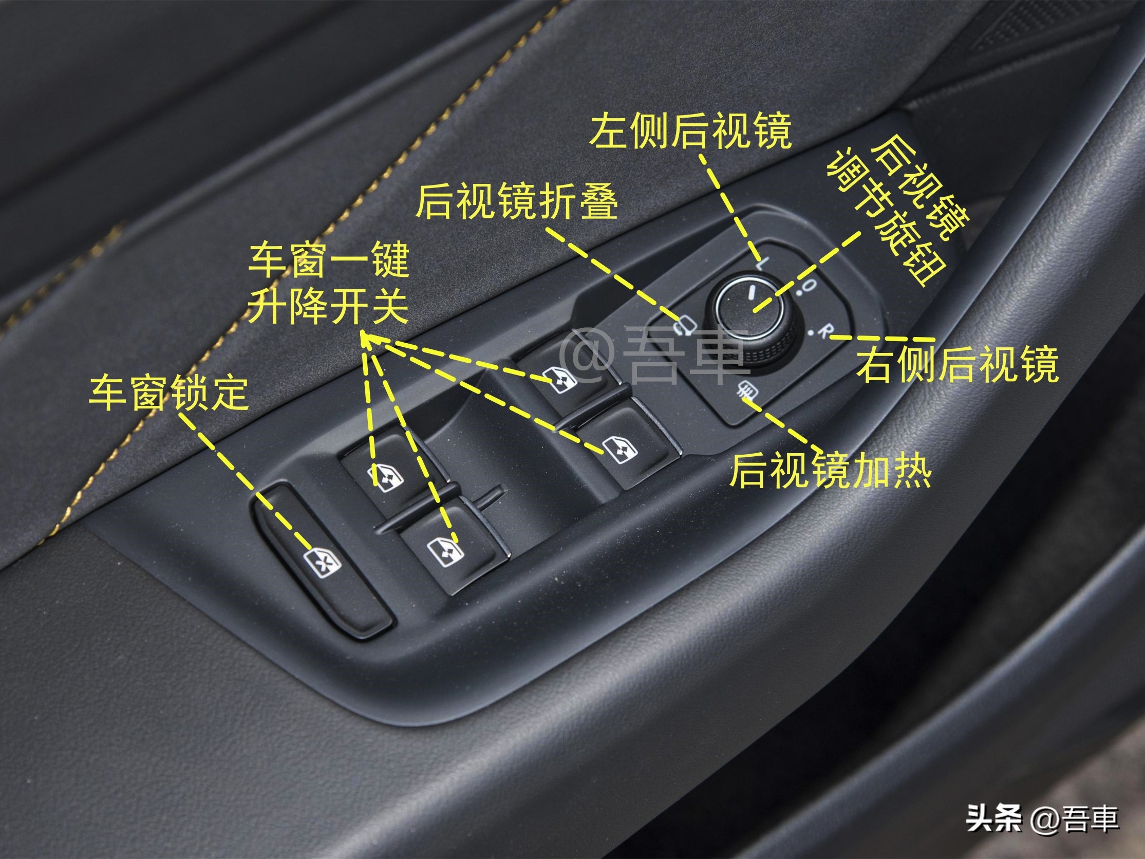 16款大众cc车内按钮大全及图解,大众cc车内开关图标大全