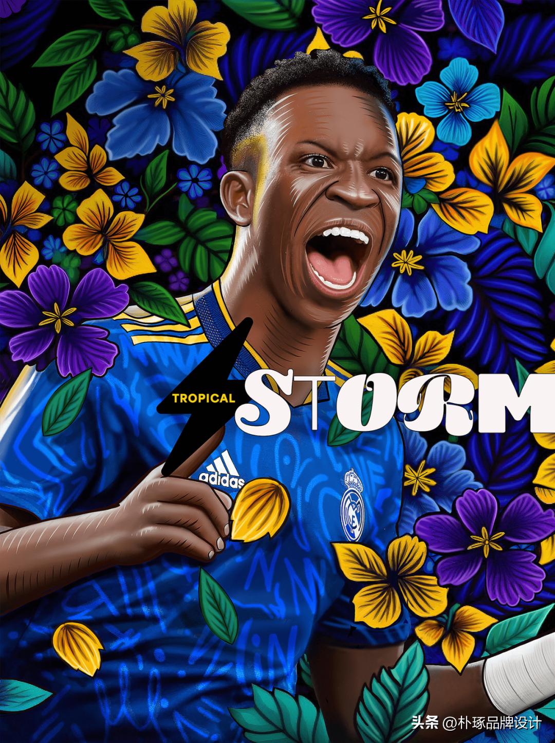 足球运动员手绘图,足球运动员海报设计