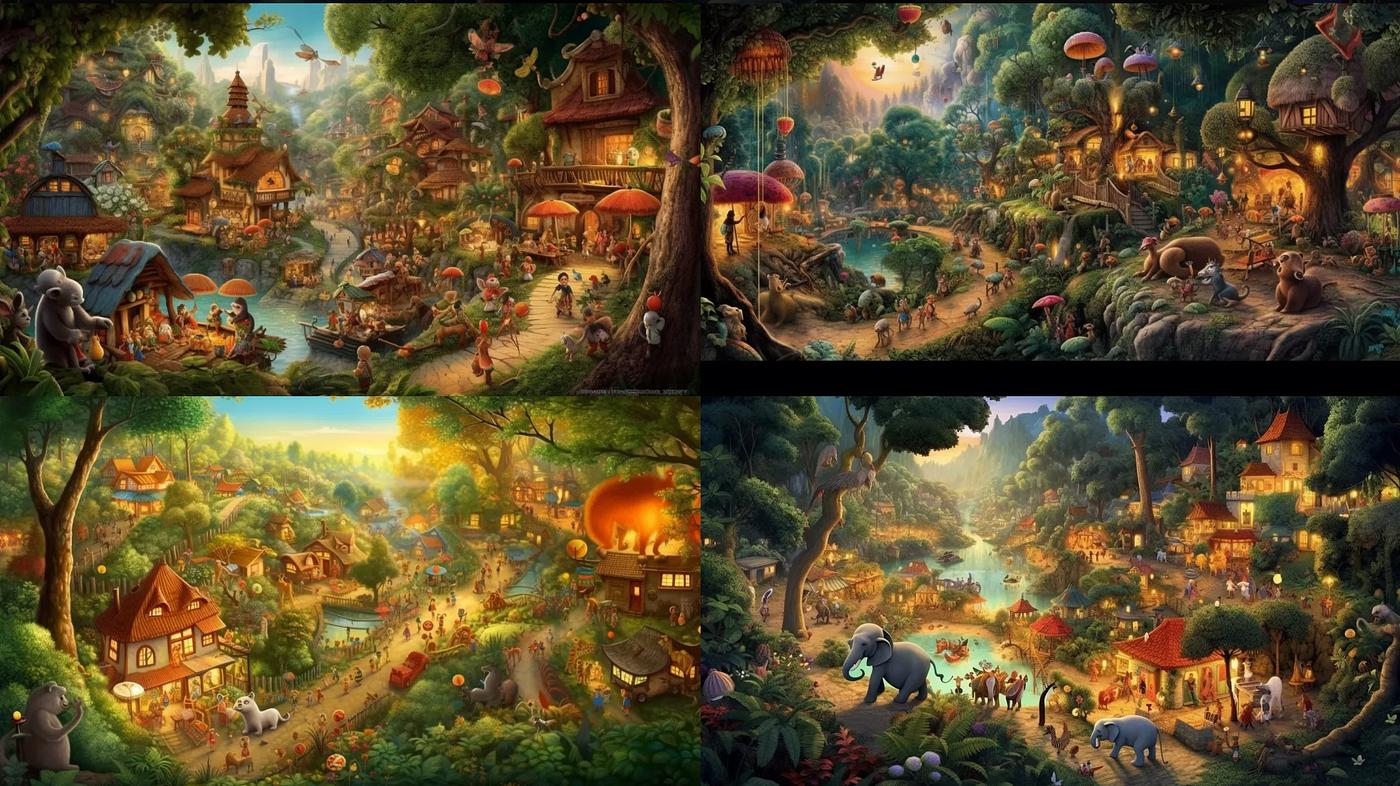 midjourney可以制作故事插图吗,midjourney设计排版