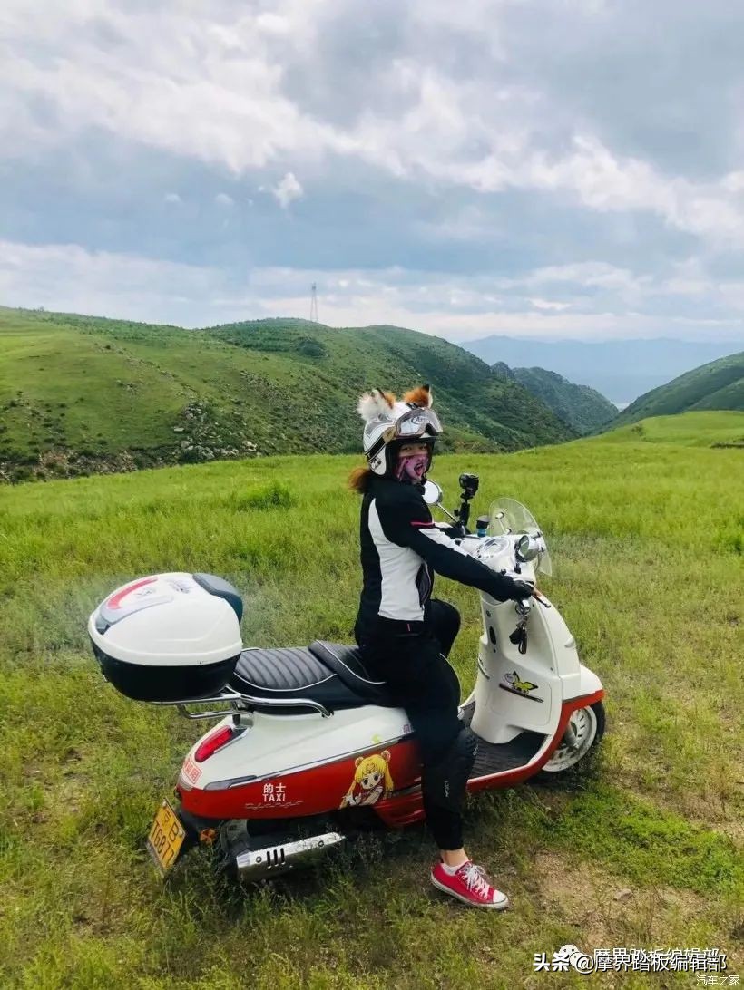 踏板女骑魔女桃子：从骑行单车后入坑标致姜戈150的*藏西**摩旅之行