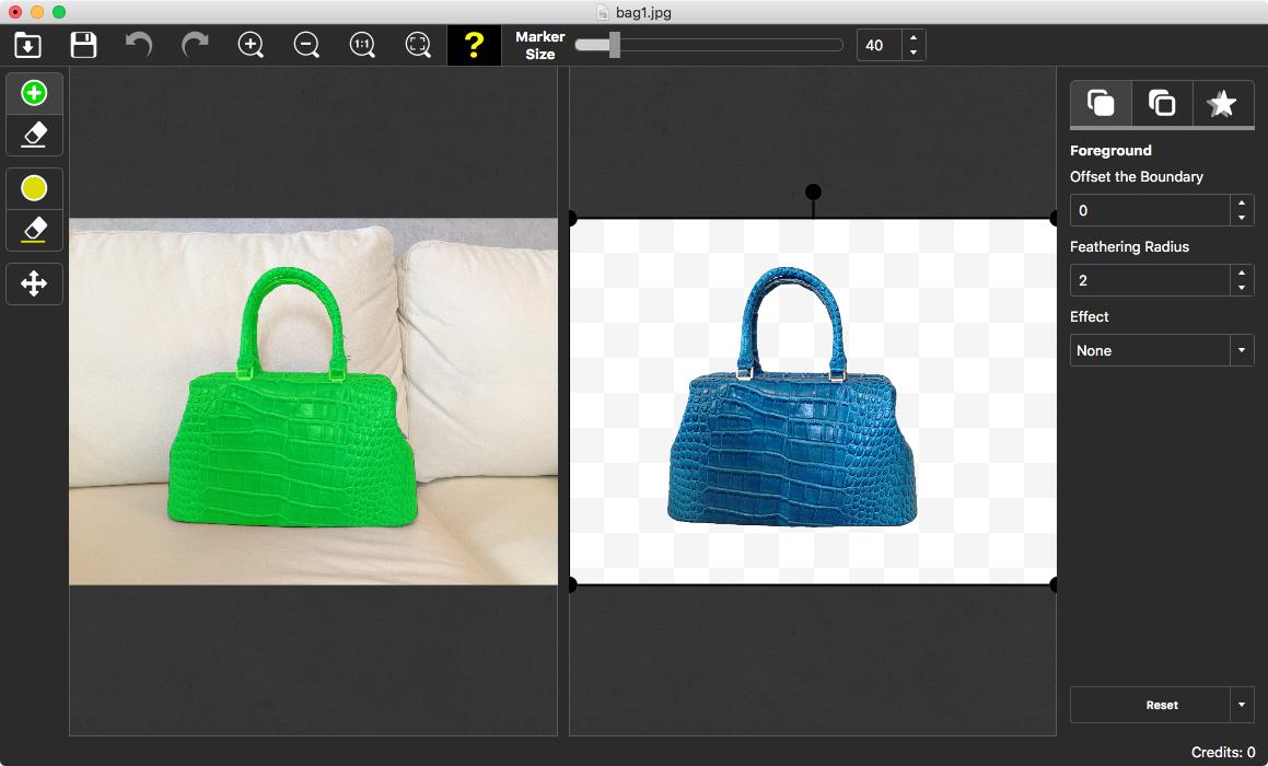 photoscissors如何快速抠掉背景,photoscissors抠出的图如何变透明